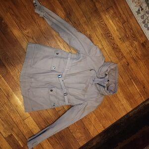 Zara Women's Light Gray Utility Jacket